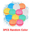 12/6/3/1PCS Magnetic Reusable Water Balloons Quick Fill Self Sealing Water Ball Toy Outdoor Summer Swimming Pool Water Balls